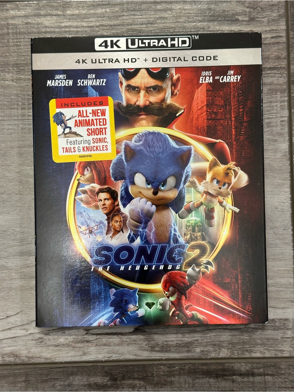 Sonic the Hedgehog 2 (4K Ultra HD) - Blue